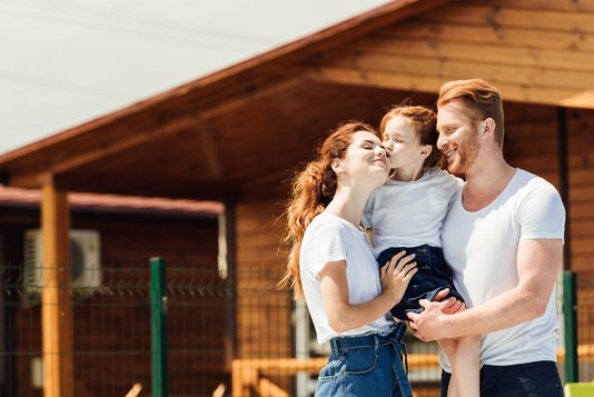 Holzhaus-bauen-34 Familie